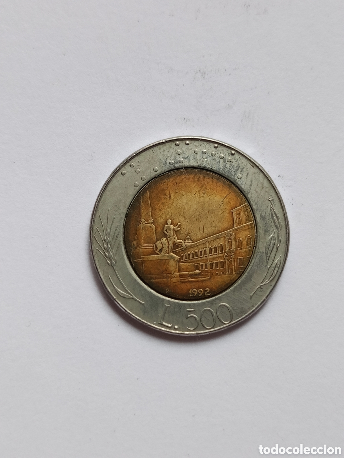 Monedas antiguas de Europa: Moneda ITALIA 500 LIRAS 1992