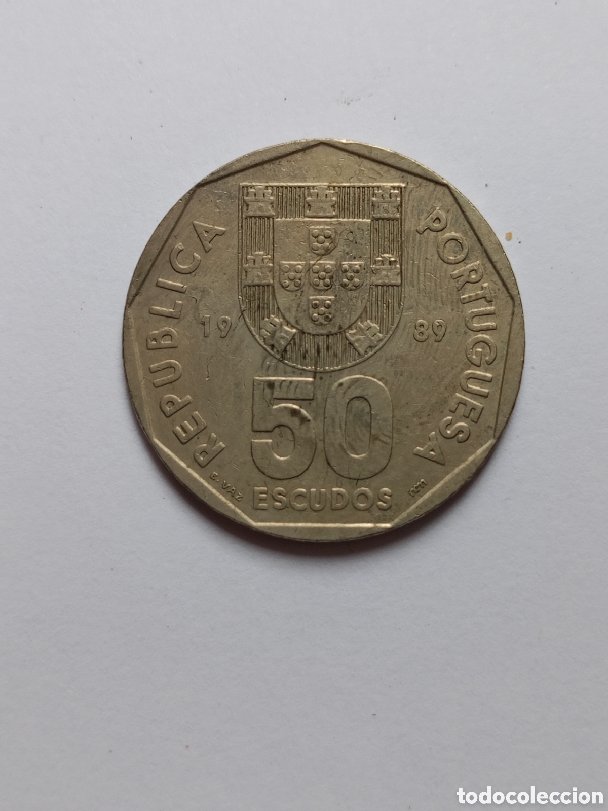 Monedas antiguas de Europa: 50 ESCUDOS PORTUGAL 1989