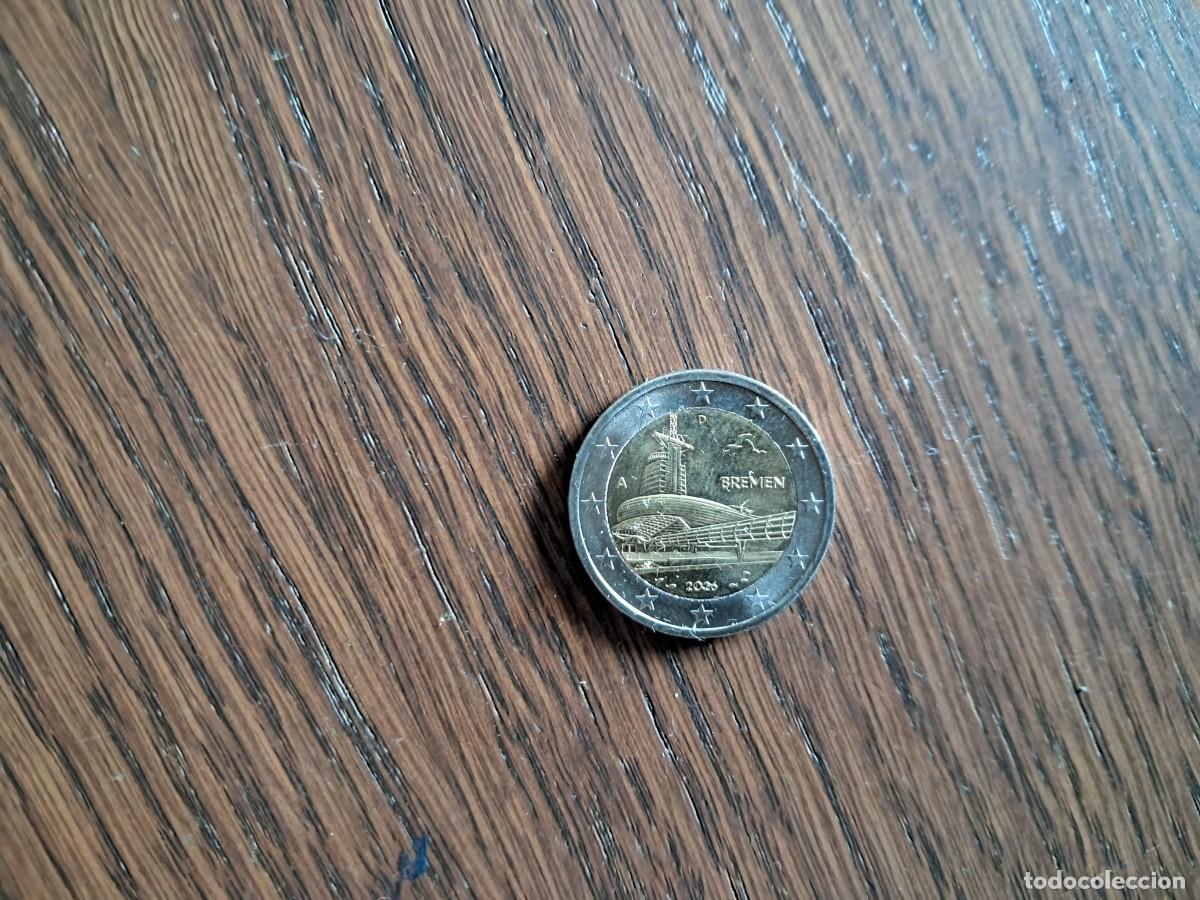 Monedas antiguas de Europa: moneda de 2 eruos de Alemania, a&ntilde;o 2026, Bremen, ceca A.