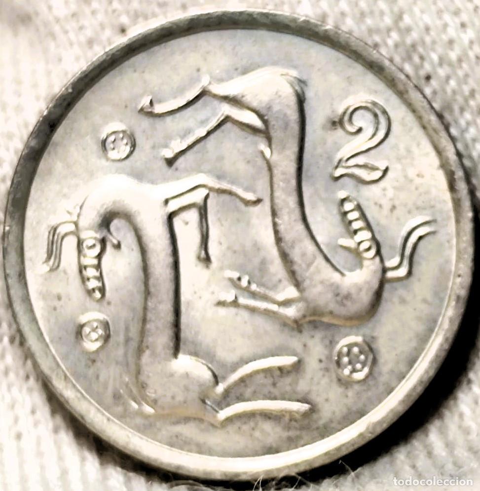 Alte M&uuml;nzen aus Europa: Chipre 2 Centavos 1988 Sin Circular Lote 2179