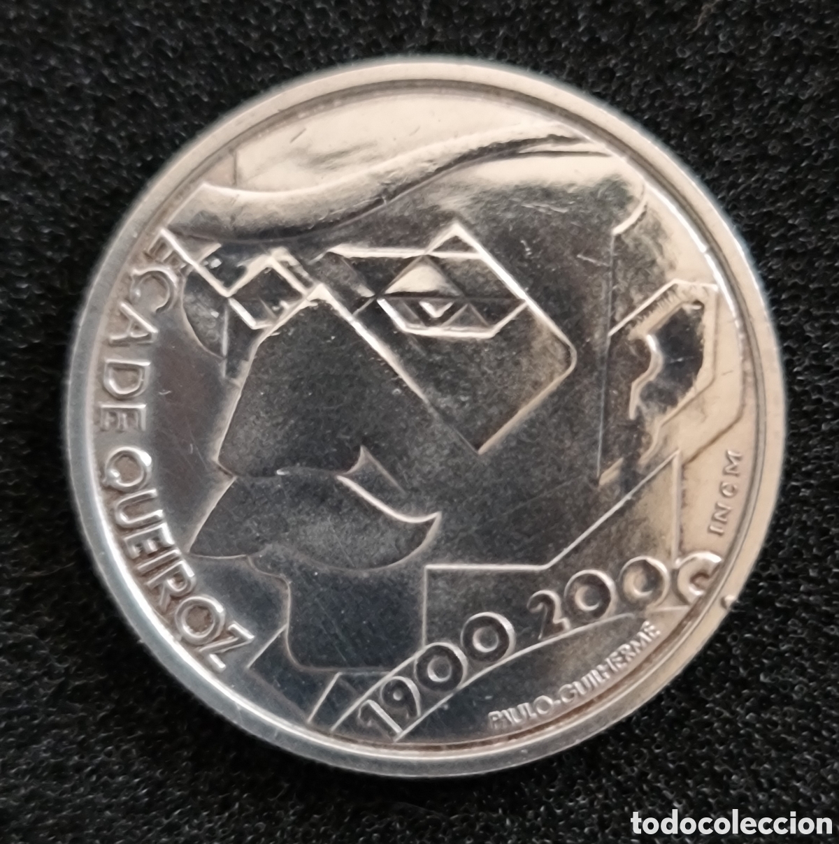 Monedas antiguas de Europa: 500 Escudos Portugal 2000 E&ccedil;a de Queiroz Moneda Conmemorativa Plata 14g