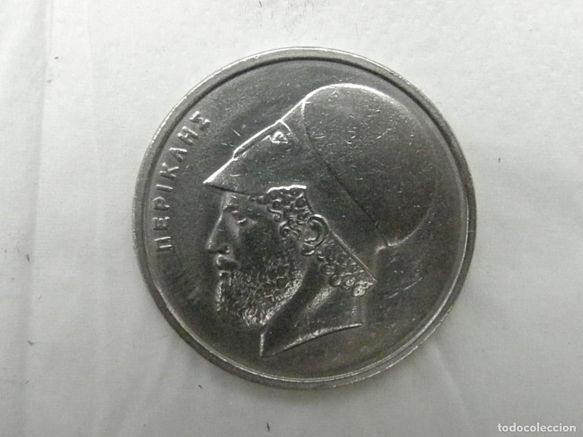 Monedas antiguas de Europa: 20 DRACMAS GRIEGOS - 1982 - 3&ordf; Republica Helenica