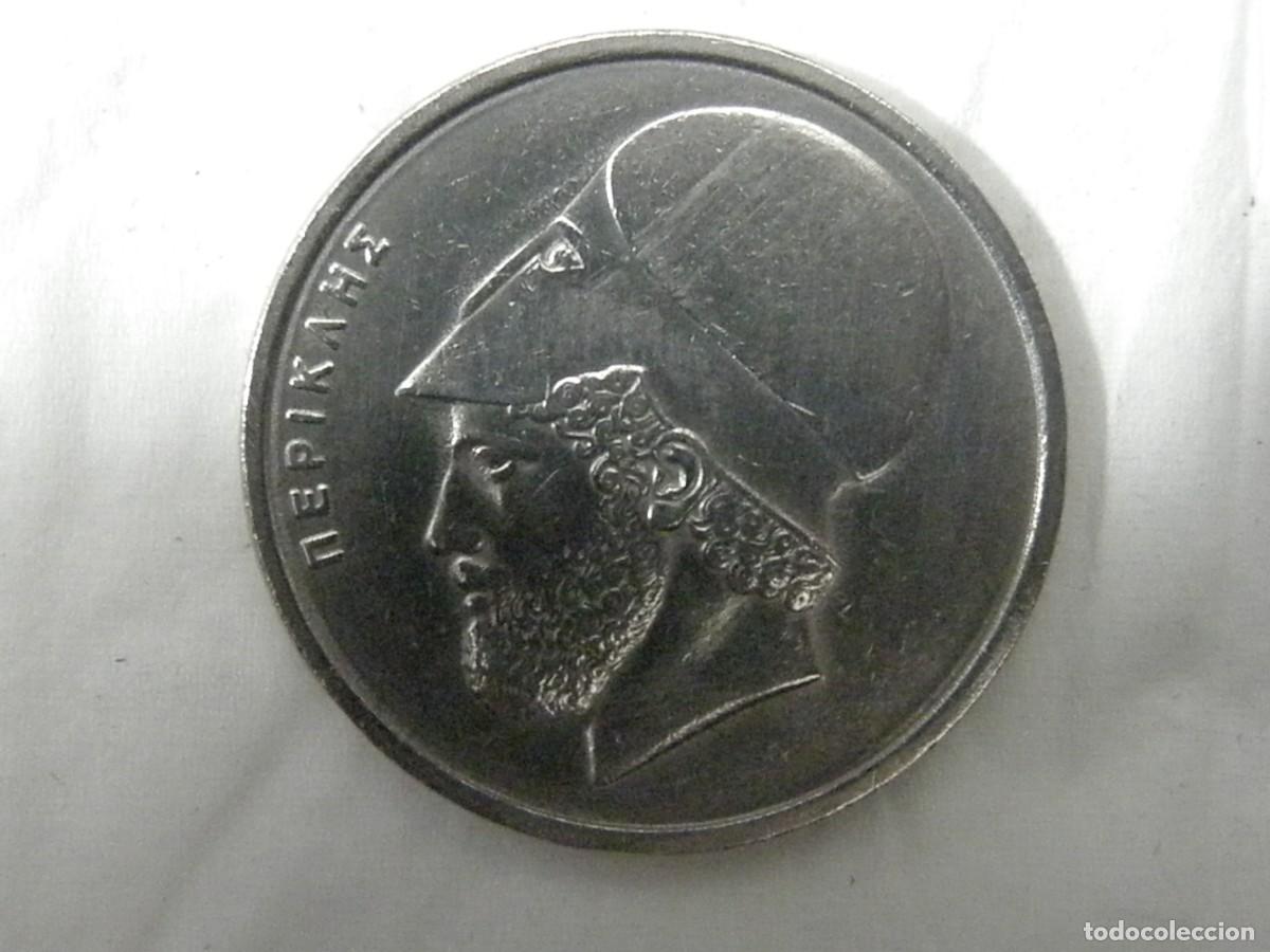 Monedas antiguas de Europa: 20 DRACMAS GRIEGOS - 1980 - 3&ordf; Republica Helenica