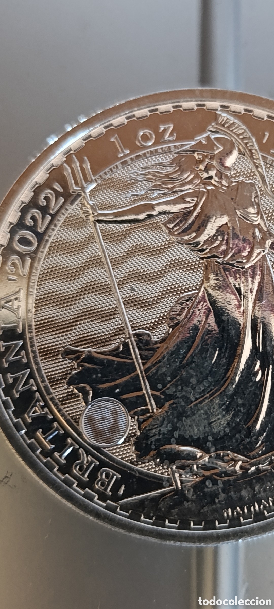 Monedas antiguas de Europa: Britannia 2022 1 oz Plata .999 Royal Mint - Isabel II - &Uacute;ltima Emisi&oacute;n (&rdquo;BRITANNIA 4&rdquo;)