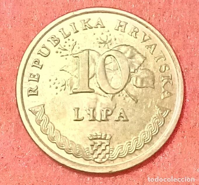 Monedas antiguas de Europa: MONEDA DE CROACIA 1993 - 10 LIPA - ACERO CHAPADO EN LAT&Oacute;N