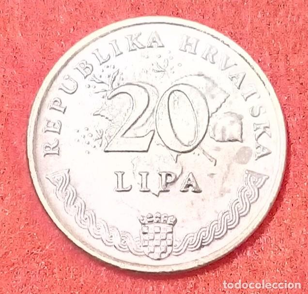Monedas antiguas de Europa: MONEDA DE CROACIA 1993 - 20 LIPA - ACERO NIQUELADO