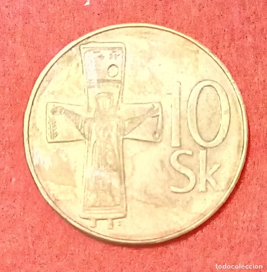 Monedas antiguas de Europa: MONEDA DE ESLOVAQUIA 1993 - 5 CORONAS - LAT&Oacute;N