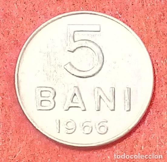 Monedas antiguas de Europa: MONEDA DE RUMAN&Iacute;A 1966 - 5 BANI - ACERO REVESTIDO DE N&Iacute;QUEL (1)