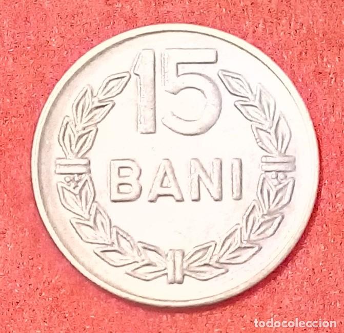 Monedas antiguas de Europa: MONEDA DE RUMAN&Iacute;A 1966 - 15 BANI - ACERO NIQUELADO