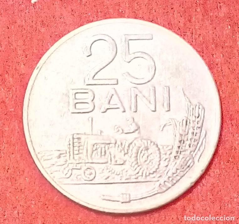 Monedas antiguas de Europa: MONEDA DE RUMAN&Iacute;A 1966 - 25 BANI - ACERO NIQUELADO