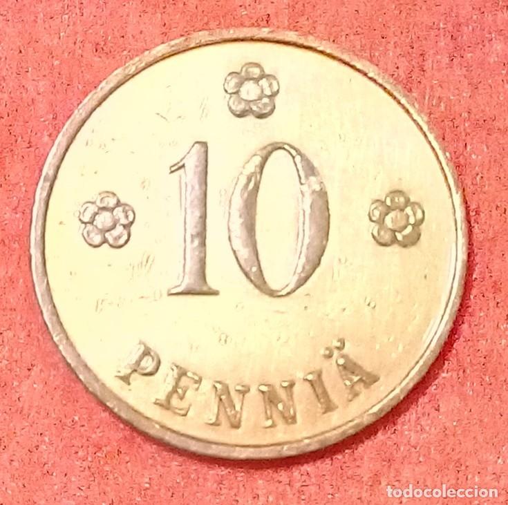 Monedas antiguas de Europa: MONEDA DE FINLANDIA 1937 - 10 PENNIA - COBRE