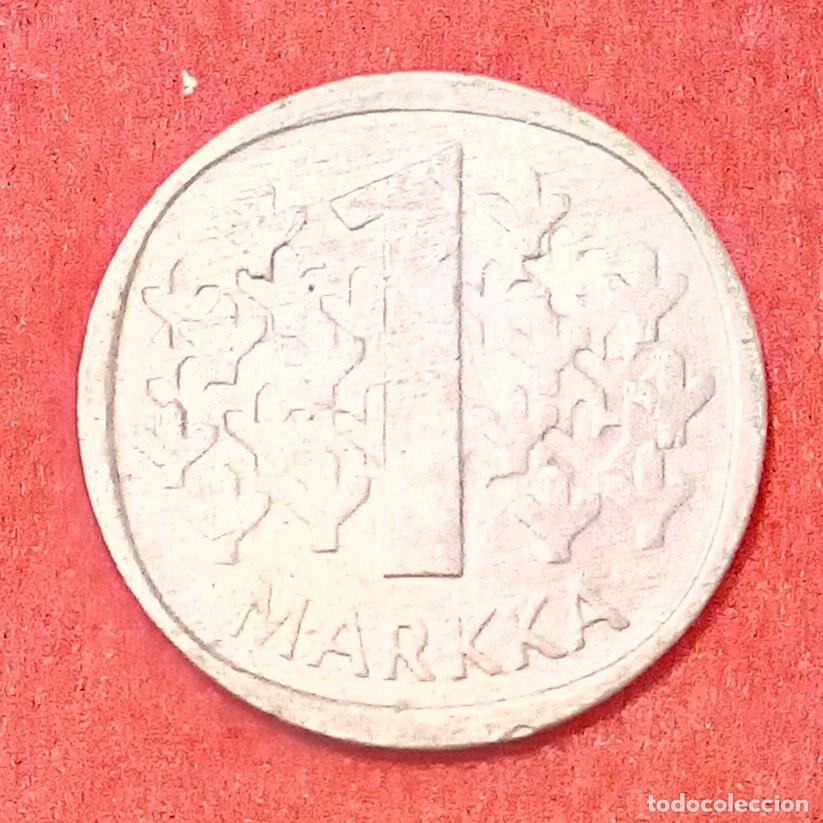 Monedas antiguas de Europa: MONEDA DE FINLANDIA 1973 - 1 MARKKA - COBRE-N&Iacute;QUEL