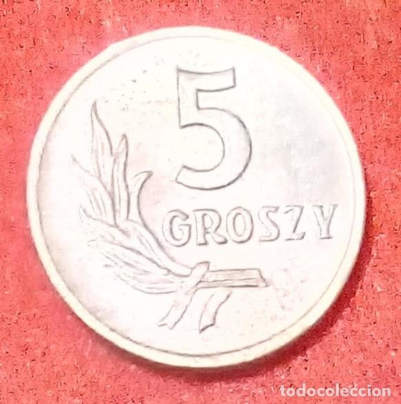 Monedas antiguas de Europa: MONEDA DE POLONIA 1971 - 5 GROSZY - ALUMINIO