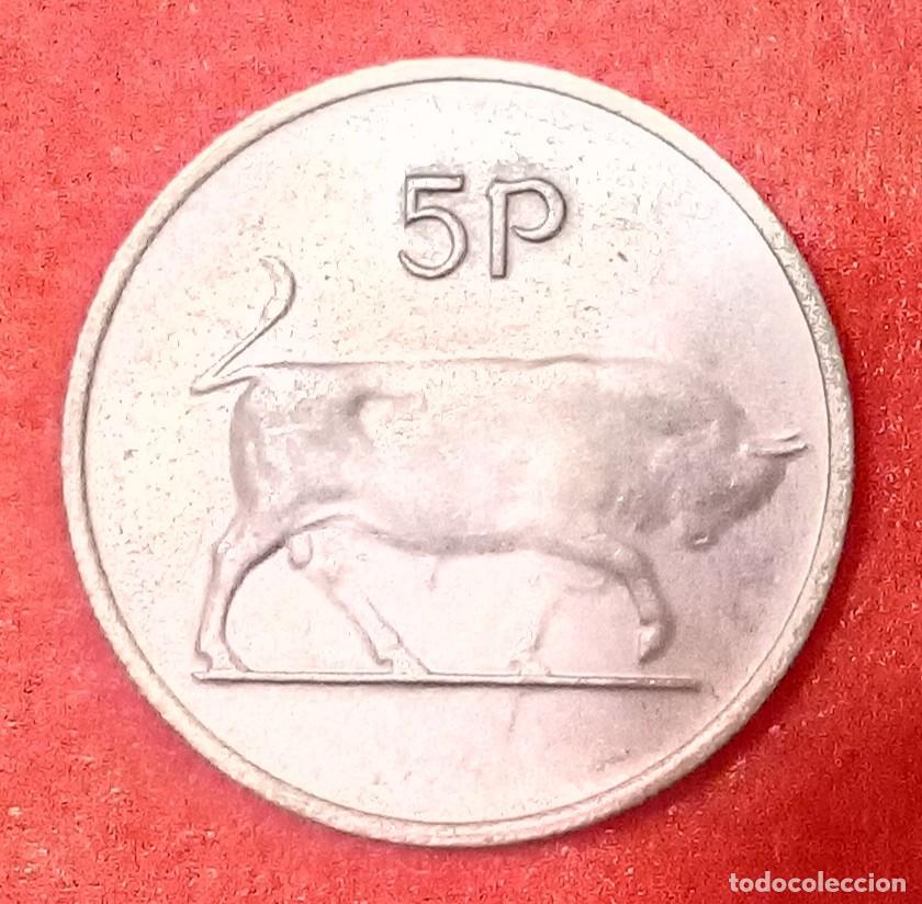 Monedas antiguas de Europa: MONEDA DE IRLANDA 1976 - 5 PENCE - CUPRON&Iacute;QUEL