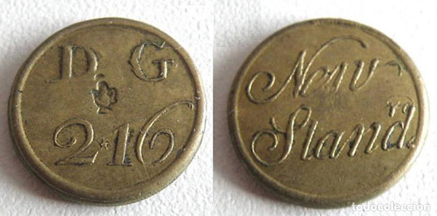 Alte M&uuml;nzen aus Europa: 1004 - GRAN BRETA&Ntilde;A - 1/2 GUINEA - D.G. 2*16 - BRONCE - E.B.C.