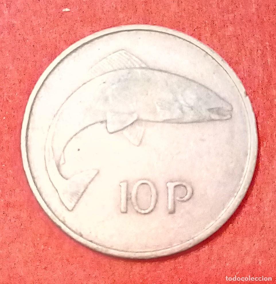 Monedas antiguas de Europa: MONEDA DE IRLANDA 1971 - 10 PENCE - CUPRO-N&Iacute;QUEL