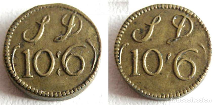 Alte M&uuml;nzen aus Europa: 1007 - GRAN BRETA&Ntilde;A - 1/2 GUINEA - S.D. 10*6 - BRONCE - E.B.C++