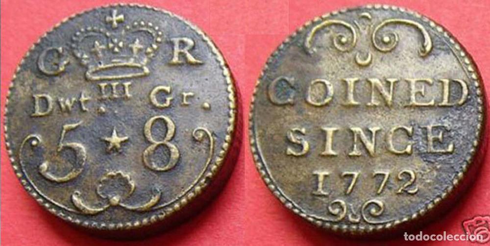 Alte M&uuml;nzen aus Europa: GRAN BRETA&Ntilde;A - GUINEA - 1772 - JORGE III - BRONCE - E.B.C++