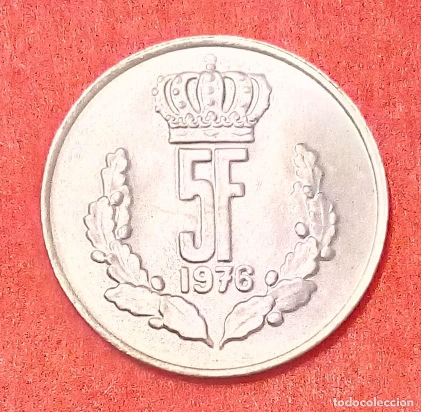 Monedas antiguas de Europa: MONEDA DE LUXEMBURGO 1978 - 5 FRANCOS - COBRE-N&Iacute;QUEL