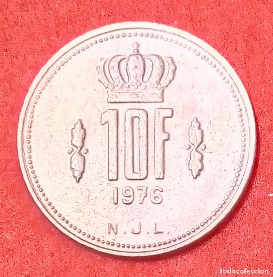 Monedas antiguas de Europa: MONEDA DE LUXEMBURGO 1976 - 10 FRANCOS - N&Iacute;QUEL