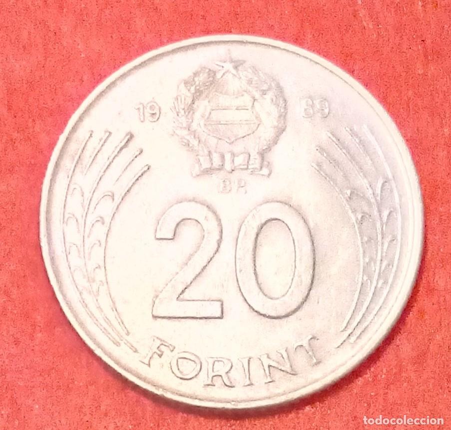 Monedas antiguas de Europa: MONEDA DE HUNGR&Iacute;A 1989 - 20 FORINT - COBRE-N&Iacute;QUEL
