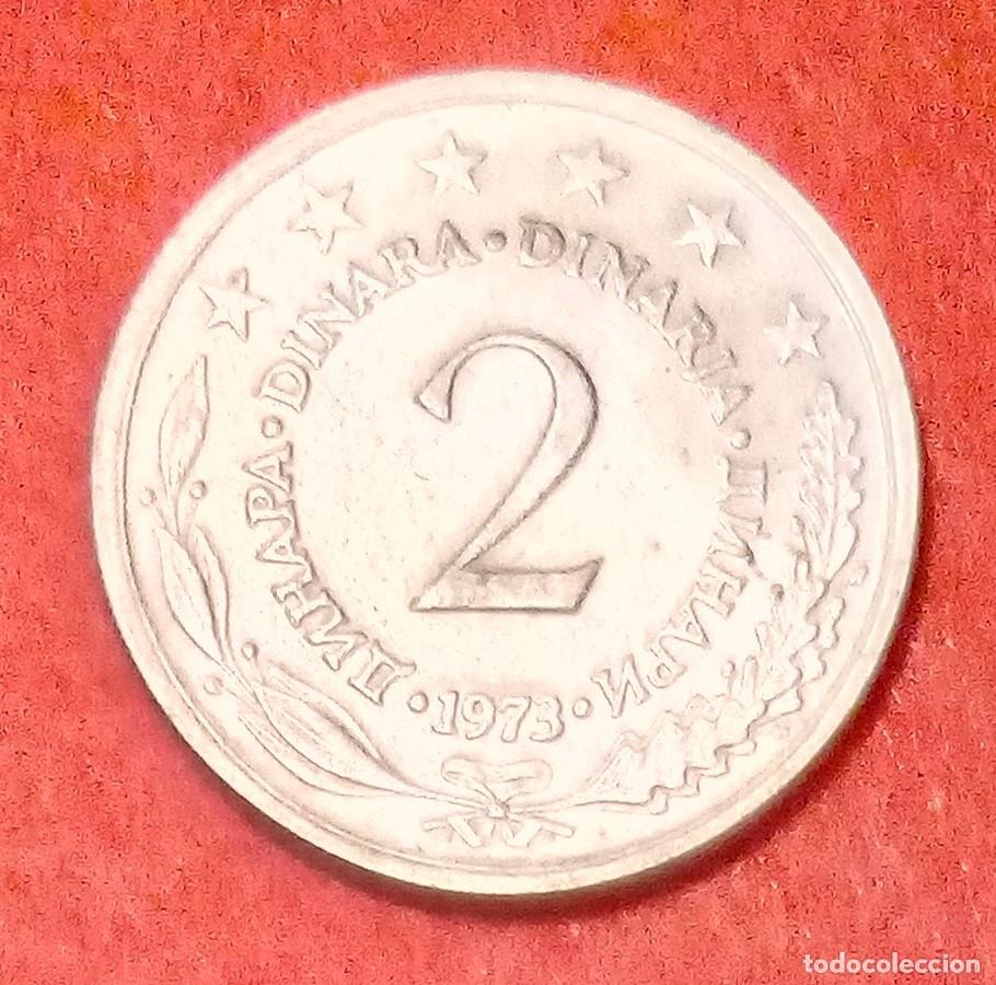 Monedas antiguas de Europa: MONEDA DE YUGOSLAVIA 1973 - 2 DINARA - COBRE-N&Iacute;QUEL-ZINC