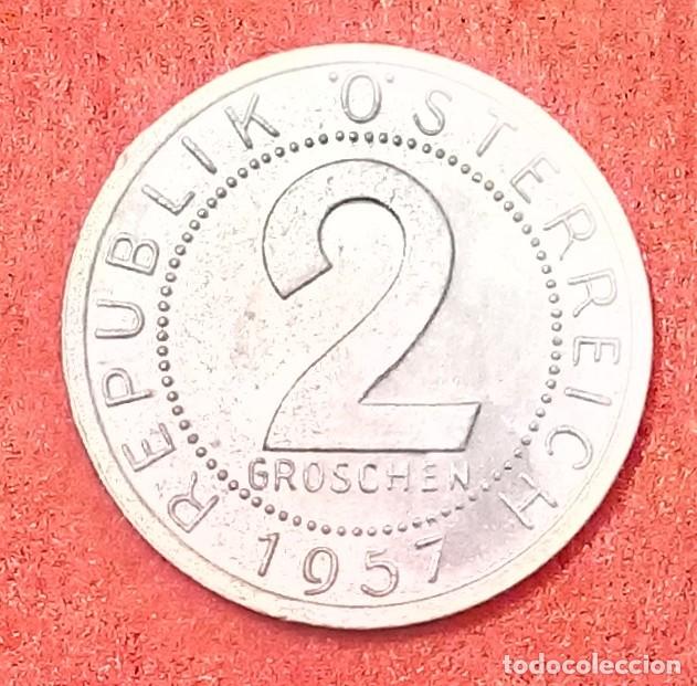 Monedas antiguas de Europa: MONEDA DE AUSTRIA 1957 - 2 GROSCHEN - ALUMINIO (1)