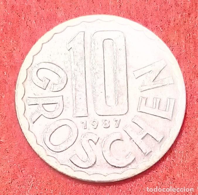 Monedas antiguas de Europa: MONEDA DE AUSTRIA 1987 - 10 GROSCHEN - ALUMINIO