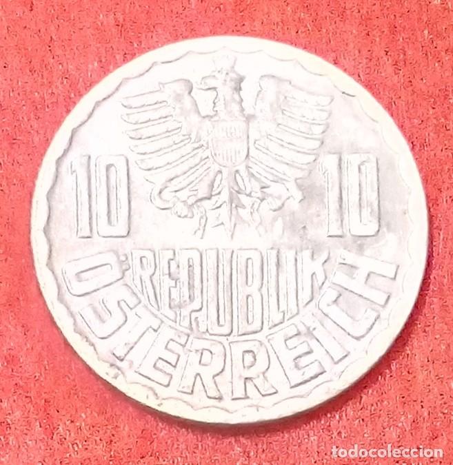 Monedas antiguas de Europa: MONEDA DE AUSTRIA 1973 - 10 GROSCHEN - ALUMINIO - Foto 2