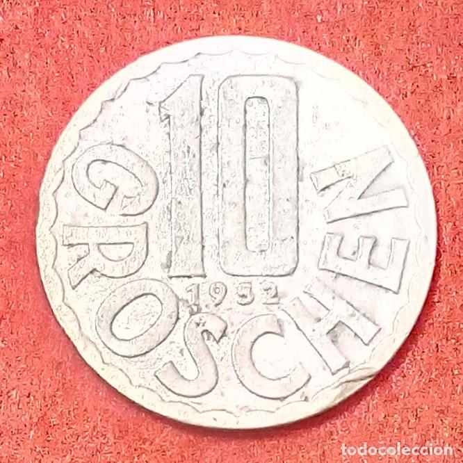 Monedas antiguas de Europa: MONEDA DE AUSTRIA 1952 - 10 GROSCHEN - ALUMINIO