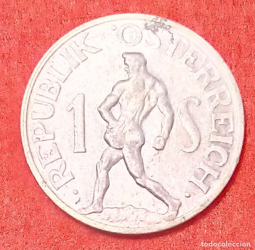 Monedas antiguas de Europa: MONEDA DE AUSTRIA 1947 - 1 CHEL&Iacute;N - ALUMINIO