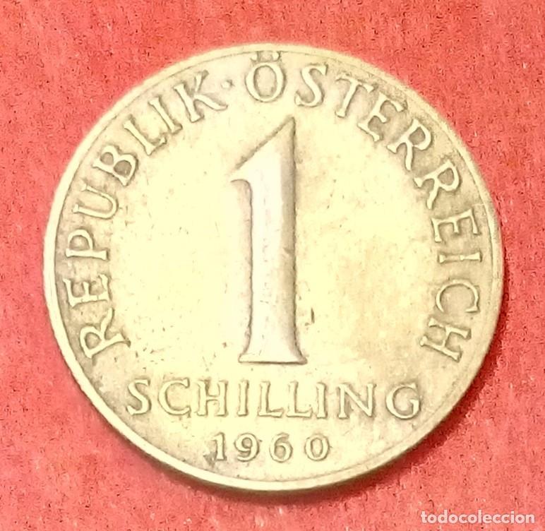 Monedas antiguas de Europa: MONEDA DE AUSTRIA 1960 - 1 CHEL&Iacute;N - BRONCE-ALUMINIO