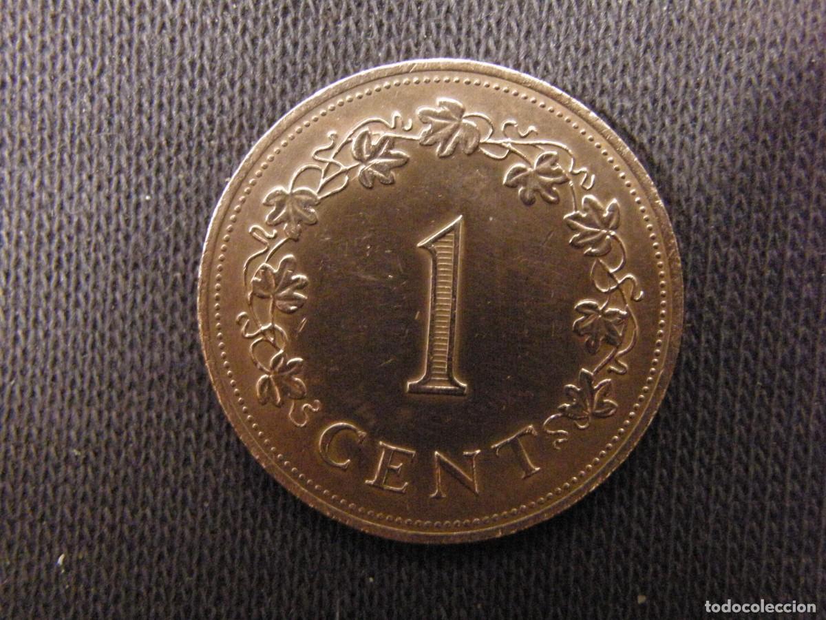 Monedas antiguas de Europa: Moneda Malta 1 centimo 1977