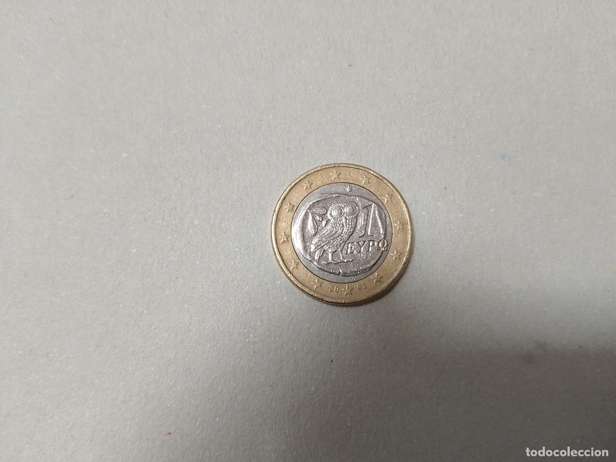 Monedas antiguas de Europa: Moneda 1 Euro Grecia, a&ntilde;o 2002