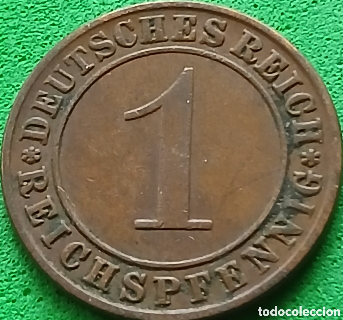 Monedas antiguas de Europa: Alemania Rep&uacute;blica de Weimar 1 reichspfennig 1935 A km#37