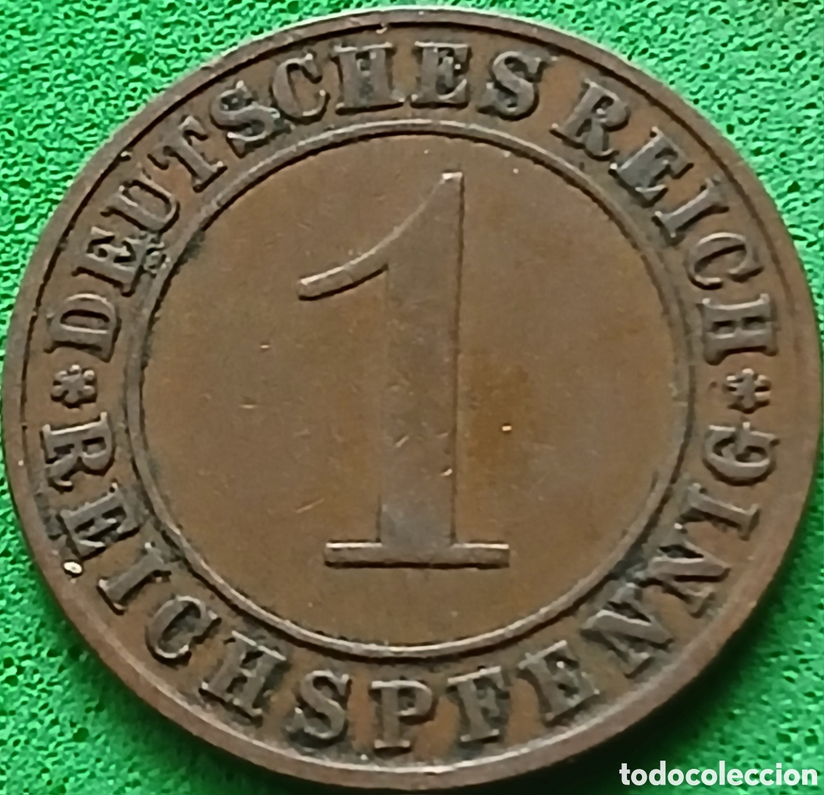 Monedas antiguas de Europa: Alemania Rep&uacute;blica de Weimar 1 reichspfennig 1928 A km#37