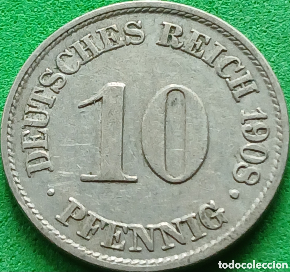 Monedas antiguas de Europa: Alemania Imperio 10 pfennig 1908 A km#12