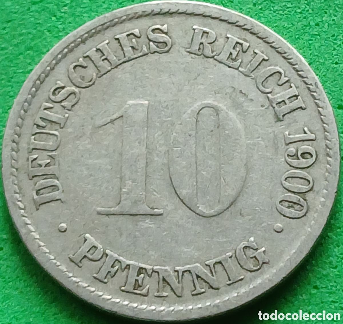 Monedas antiguas de Europa: Alemania Imperio 10 pfennig 1900 G km#12