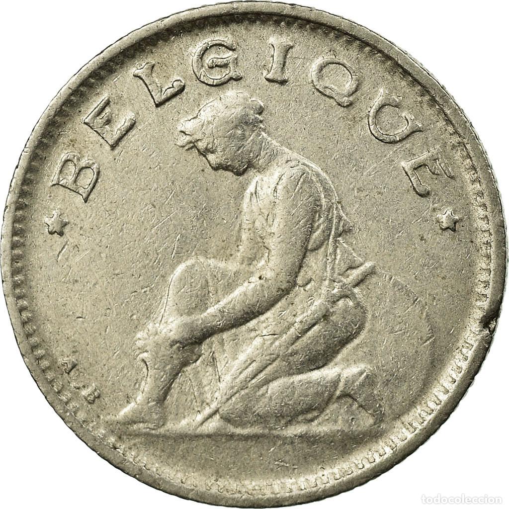 Monedas antiguas de Europa: [#694481] Moneda, B&eacute;lgica, 50 Centimes, 1922, MBC, N&iacute;quel, KM:87