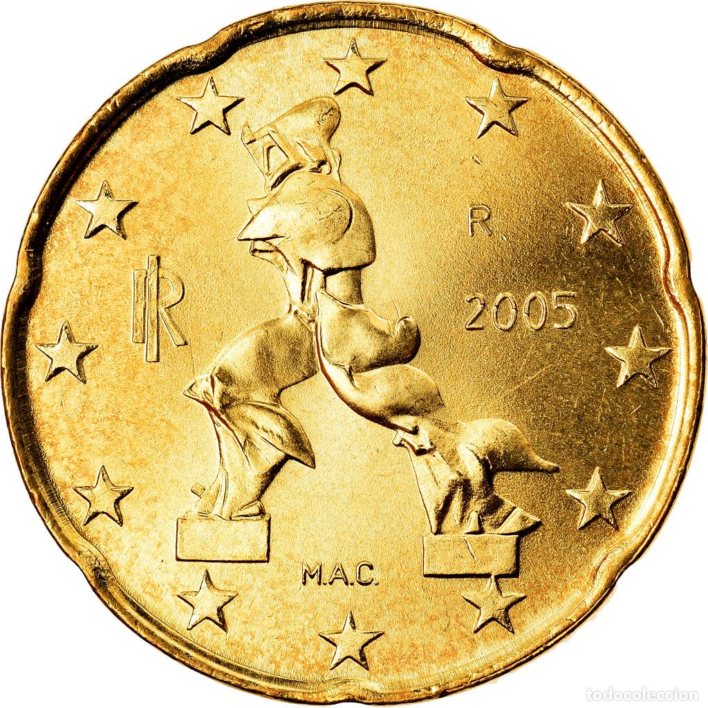Monedas antiguas de Europa: [#792921] Italia, 20 Euro Cent, 2005, Rome, SC, Lat&oacute;n, KM:214