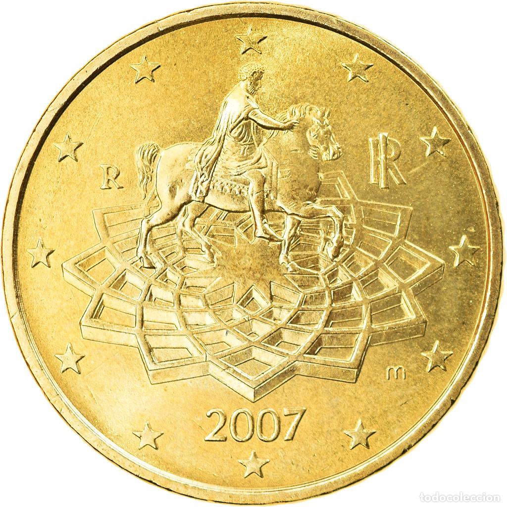 Monedas antiguas de Europa: [#913444] Italia, 50 Euro Cent, 2007, Rome, SC, Lat&oacute;n, KM:215