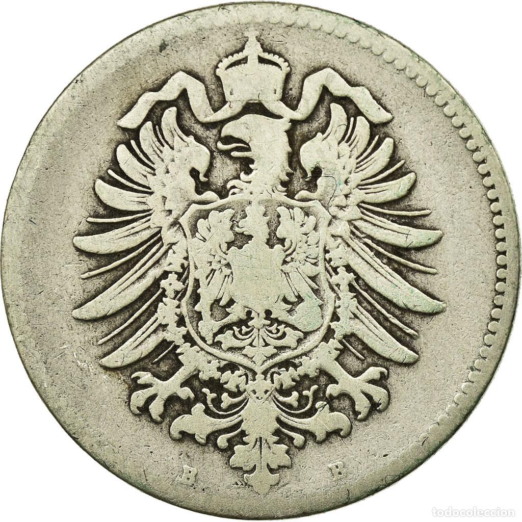 Monedas antiguas de Europa: [#698012] Moneda, ALEMANIA - IMPERIO, Wilhelm I, Mark, 1874, Hanovre, BC+, Plata, KM:7