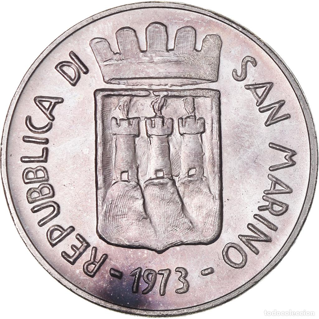 Monedas antiguas de Europa: [#1034921] Moneda, San Marino, 500 Lire, 1973, Rome, SC, Plata, KM:29