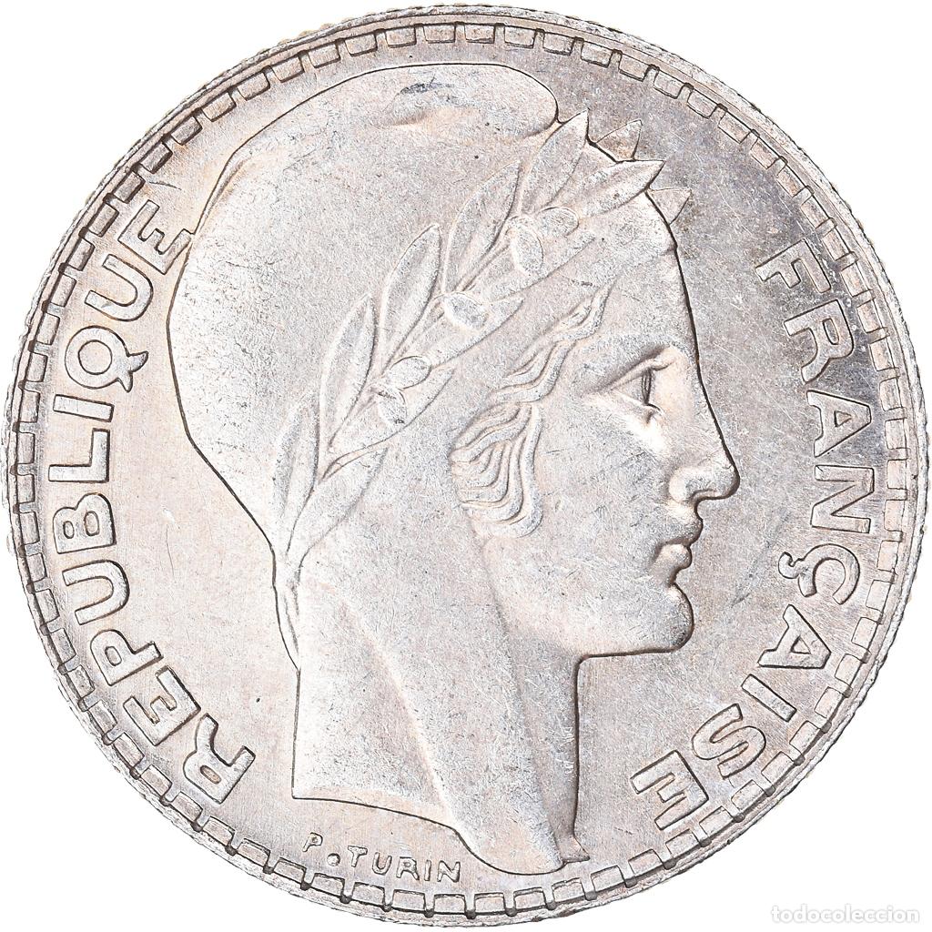 Monedas antiguas de Europa: [#1062091] Moneda, Francia, Turin, 10 Francs, 1934, Paris, EBC, Plata, KM:878, Gadoury:801