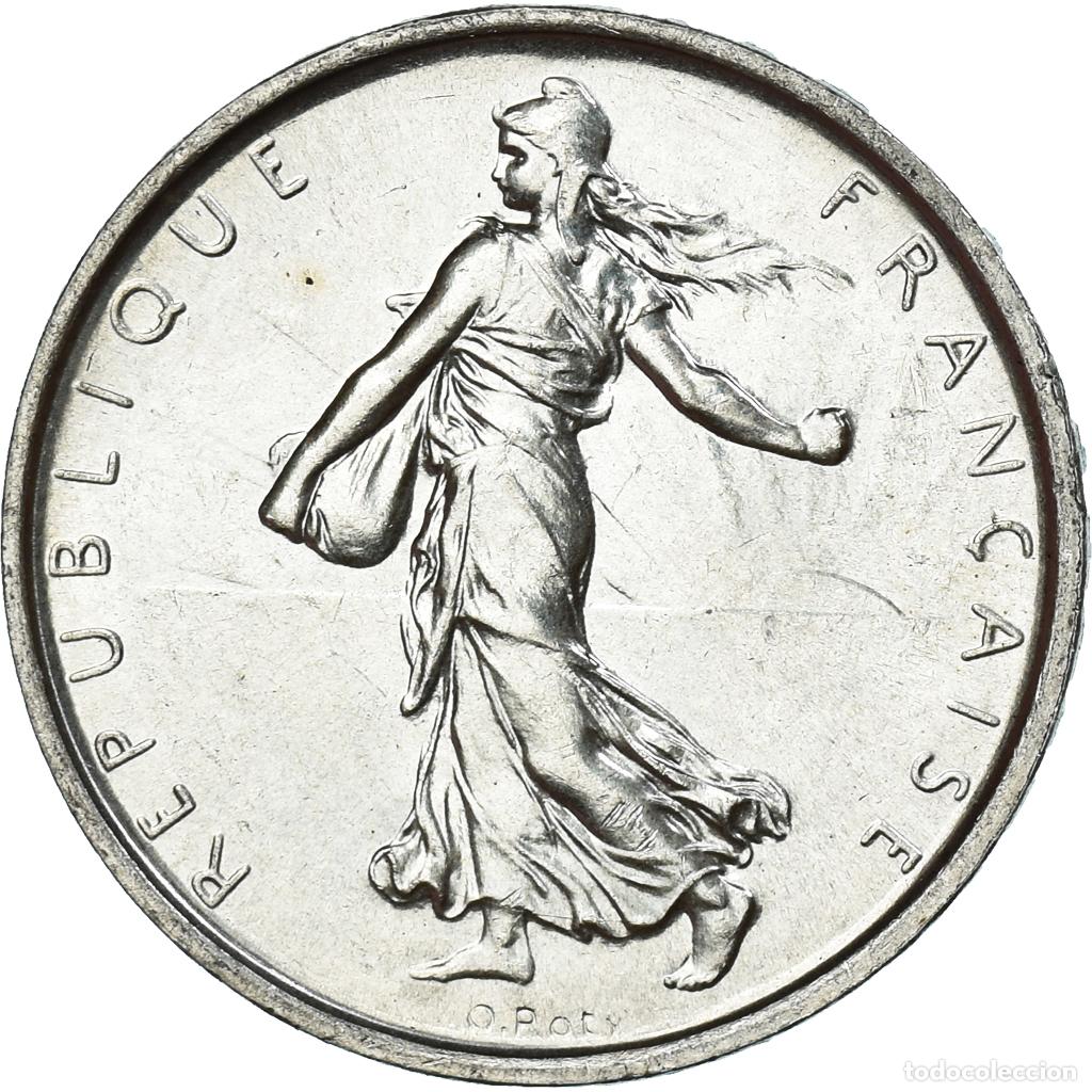 Monedas antiguas de Europa: [#1111419] Moneda, Francia, Semeuse, 5 Francs, 1969, Paris, SC, Plata, KM:926, Gadoury:770