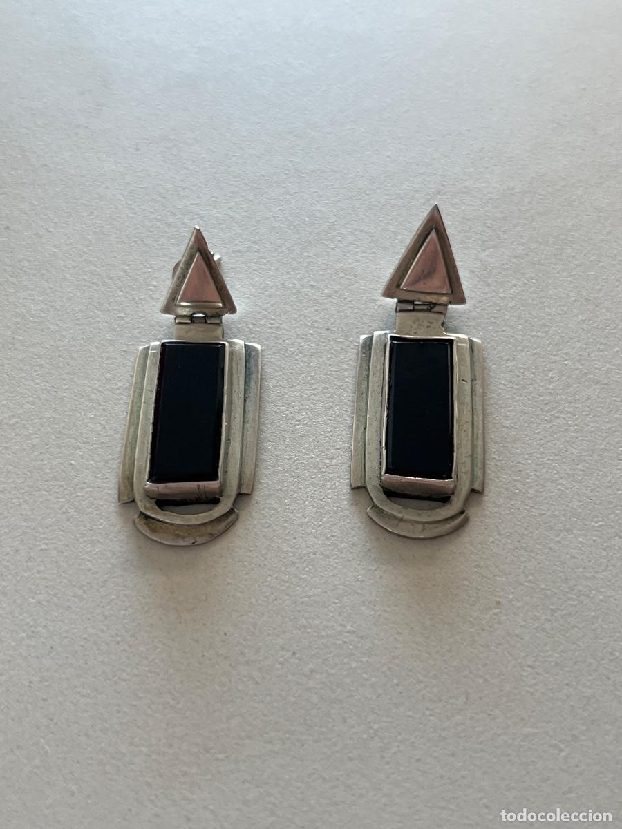 Monete antiche di Europa: Antiguos pendientes de plata de Ley artesanales de M&eacute;xico. A&ntilde;o 1980