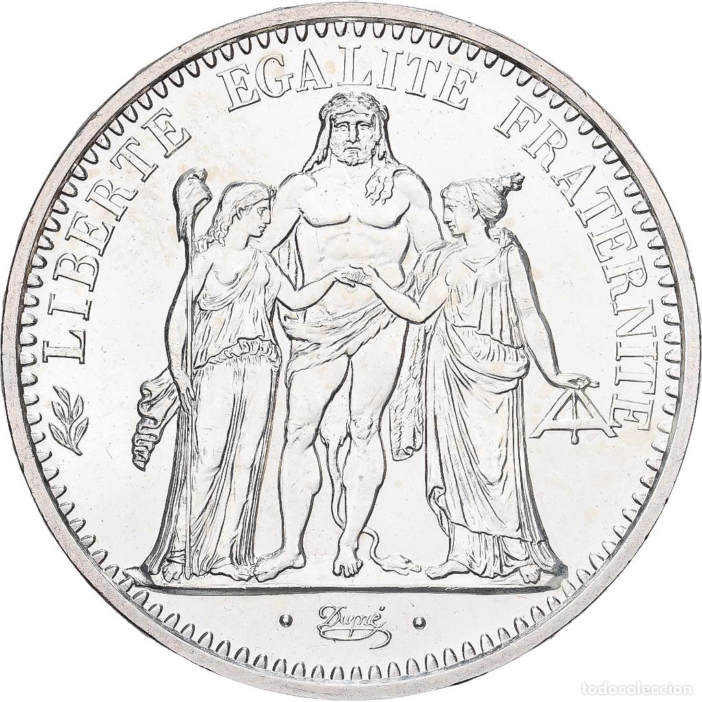 Monedas antiguas de Europa: [#138430] Francia, 10 Francs, Hercule, 1973, MDP, Plata, SC, Gadoury:813