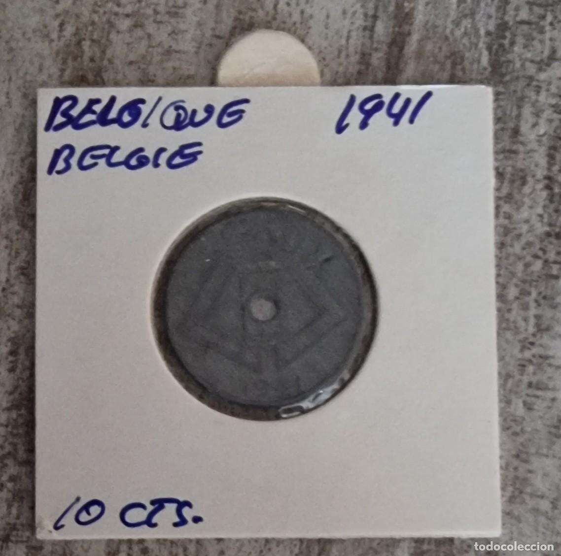 Monete antiche di Europa: MONEDA DE BELGICA 1941 - 10 CENTIMOS - MONEDA ENCARTONADA