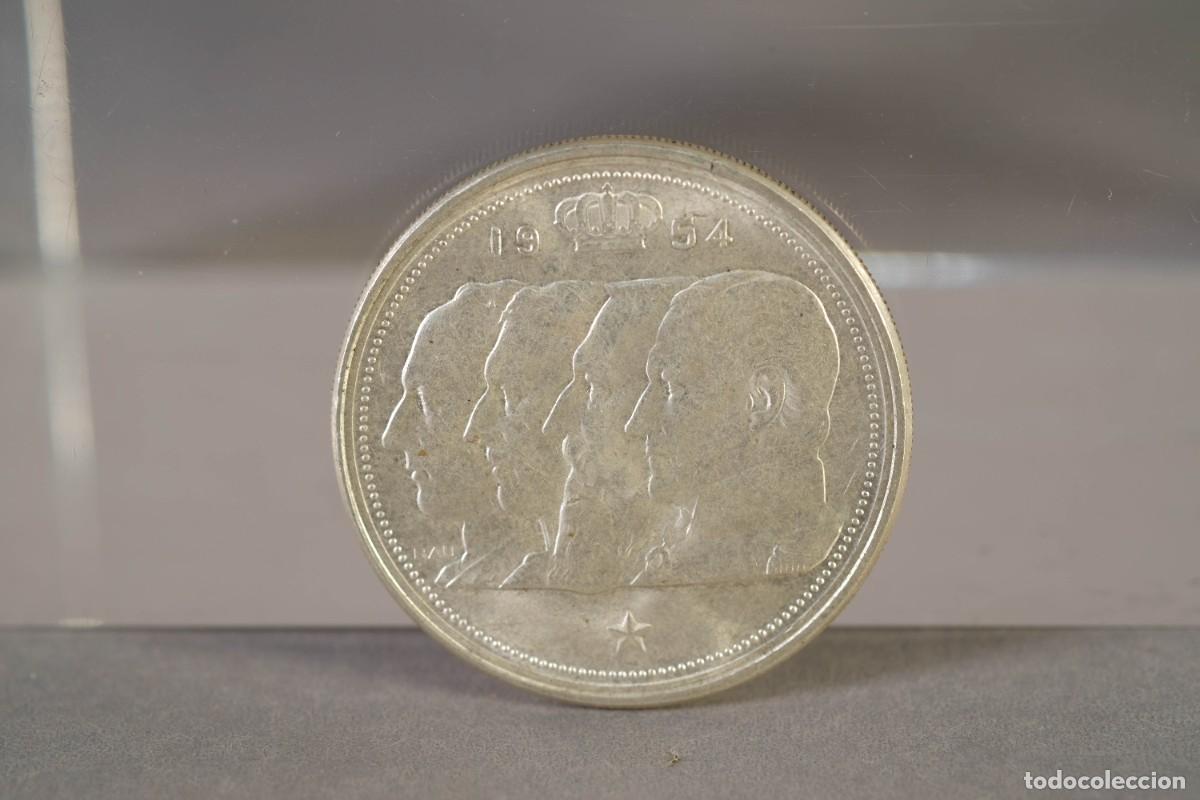 Monedas antiguas de Europa: MONEDA EN PLATA DE 100 FRANCOS B&Eacute;LGICA 1953