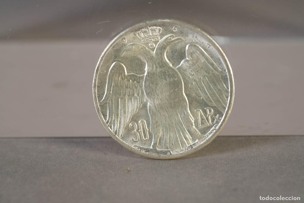 Monedas antiguas de Europa: MONEDA EN PLATA 30 DRACHMAI GRECIA